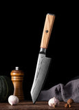 FUJUNI BD Series Damascus Steel 7.3" Chef's Knife