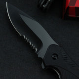 Folding knife self-defense outdoor camping multi-functional knife portable nylon 8Cr13MoV folding knife