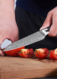 FUJUNI DF Series Damascus Steel 5" Utility Knife