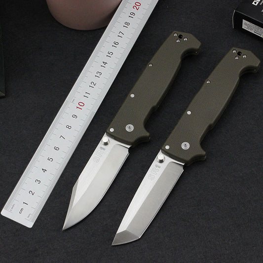 High hardness SR1 knife self-defense multi-functional portable outdoor folding knife tactical knife