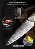 FUJUNI HF Series Damascus Steel 3.5" Paring Knife