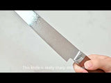FUJUNI LF Series Damascus Steel 8" Slicing Knife