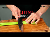 FUJUNI LR Series Damascus Steel 7" Santoku Knife